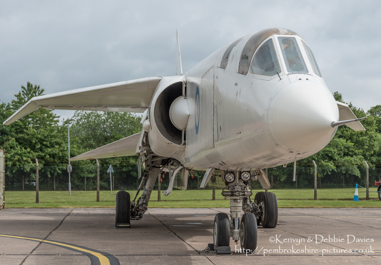 Designed in the early 60s, the first flight of the TSR 2 (Tactical Strike and Reconnaissance Mach 2) occurred in 1964. This is the second TSR 2 built (the first and only one that flew no longer exists).
